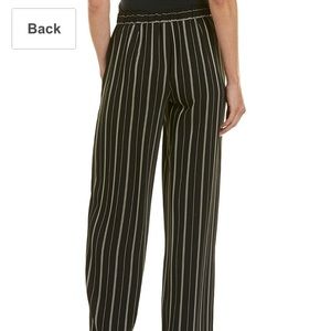 Pantalon femme Vince Camuto jambes larges taille smockée